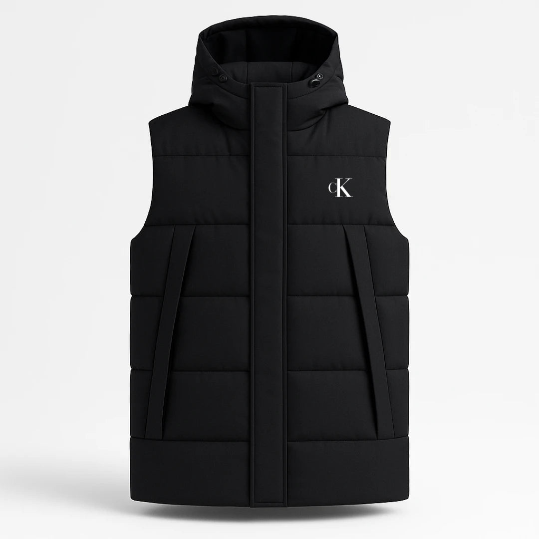 Calvin Klein Kamizelka puchowa z kapturem
