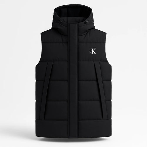 CalvinKlein Kamizelka puchowa z kapturem