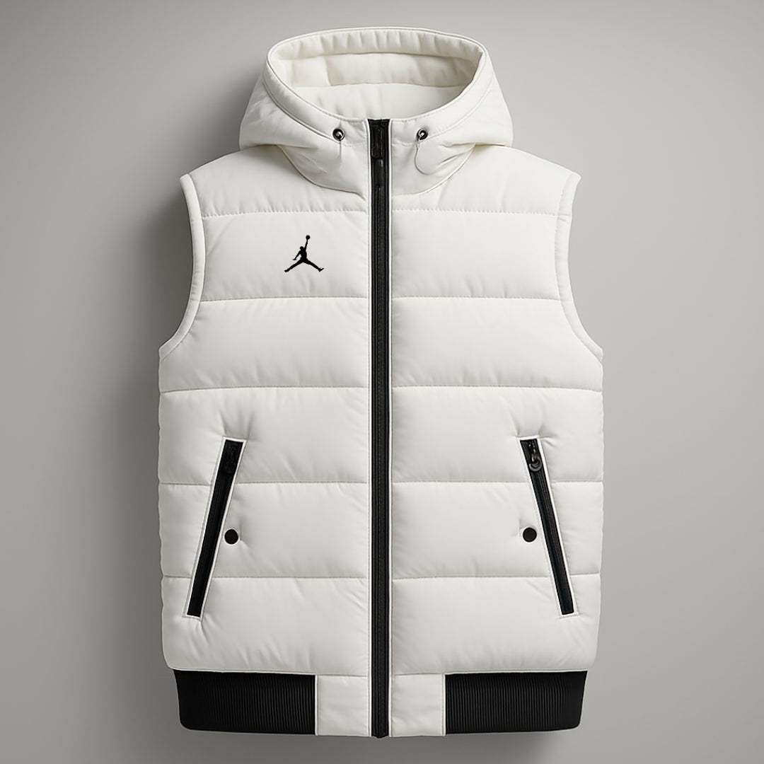 Biała kamizelka puchowa Jordan